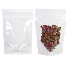 Haot 100 Pack Zipper Stand Up Sac Sac de fruits secs Sac d'emballage alimentaire Sac d'emballage a l'epreuve d'humidite