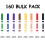 Rarlan vaskbare mark?rer Bulk mark?rer til b?rn Bulk pakke 8 farver 160 Count 3
