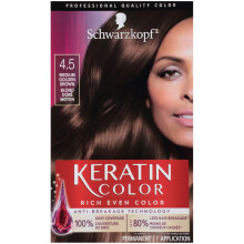 Schwarzkopf Keratin Color permanentn    kr   mov    farba na vlasy 4.5 stredne zlat    hned