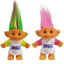 Conjunto de 2pcs de Bonecas Troll Vintage, Adoráveis para Coleções, Projetos Escolares e Festas