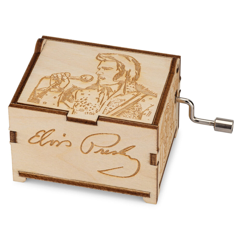 Thelaser'sedge Elvis Presley Mini-Spieluhr Mit Cant Help Falling In Love , Geschenke Fur Frauen Und Manner, Geburtstag, Weihnachten, Muttertag,-image