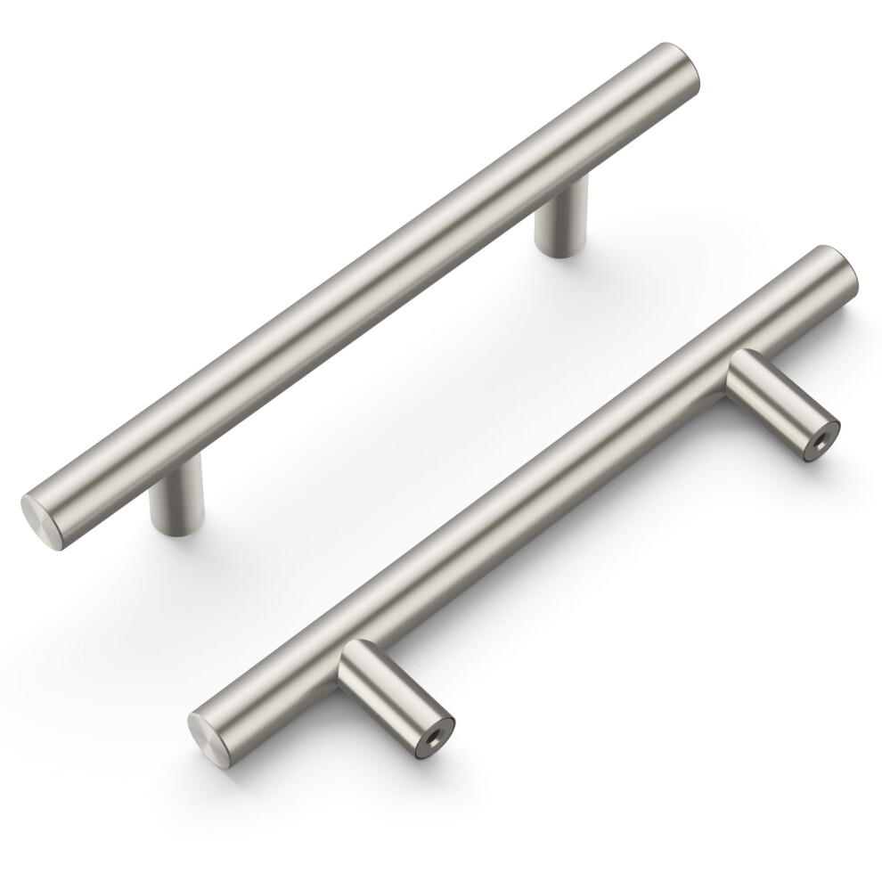Hickory Hardware Heritage 10 Pack Cabinet Bar Pulls Handles For Kitchen Cabinet Doors Dresser Drawers & Bathroom Vanity 3-3/4 Inch (96Mm) Center To 078555913458