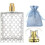 JJKMALL- 100 ml (3.4 oz) Μεγάλη Διαφανής Γυάλινη Άδεια Φιάλη, Χρυσή Σπρέι Αρωμάτων 2