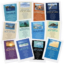 Your True Nature 12 Ocean Wenskaarten Set - Adviezen van de Oceaan