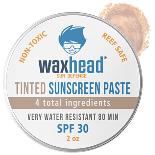 Waxhead Tinted Reef Safe Αντηλιακό για Ταξίδια και Παιδιά, Ζωικό Αντηλιακό για Πρόσωπο