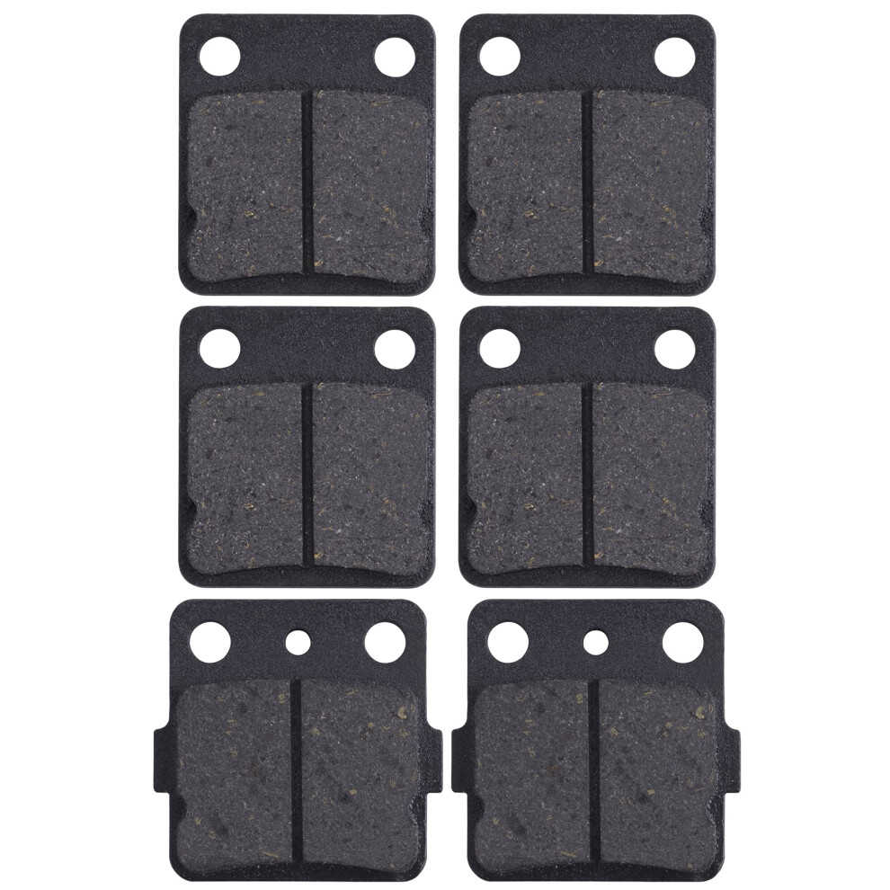 Mwmnun Brake Pads Front/Rear Compatible With Yamah Wolverine 350 Warrior 350 Blaster 200 Banshee 350 Braking For Raptor 125 Yfz350 Yfs200 Yfm 350 Yfs2 616430433501
