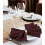 Utopia Home [Pacote de 24, Burgundy] Guardanapos de Tecido 17x17 Polegadas, 100% Poliéster 5