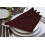 Utopia Home [Pacote de 24, Burgundy] Guardanapos de Tecido 17x17 Polegadas, 100% Poliéster 3