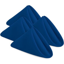 Utopia Home [24 stuks koningsblauw] stoffen servetten 17x17 inch 100% polyester dinerservetten met omgezoomde randen Wasbare servetten Ideaal voor fe