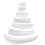 Playfully Ever After White Stiff Felt Circle (3/4 to 4 inch Mixed Size Pack - 54pc) 1