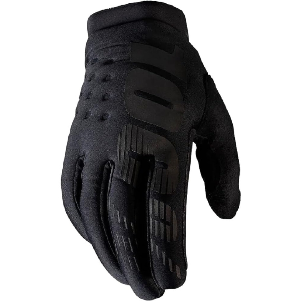 100% Brisker Cold Weather Motocross & Mountain Bike Gloves - Warm Winter Mtb & Mx Powersport Racing Protective Gear 841269184090