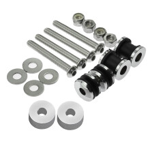 Quick Release Bagageholder Sissy Bar Docking Hardware Kit Passer til Harley DavidsonTouring FLSTC FXSTSB FXSTS FXSTC FLSTF FXST FXSTB FLSTN 1984-