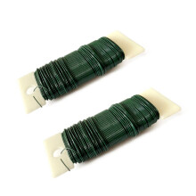 Art&Beauty 2 rotoli calibro 22 verde filo flessibile a paletta per ghirlande artigianali artigianato vegetale artigianato ghirlande e composizion