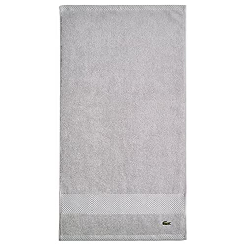 Lacoste Asciugamano Lacoste Heritage in cotone Supima con microchip, 16"" x 30""