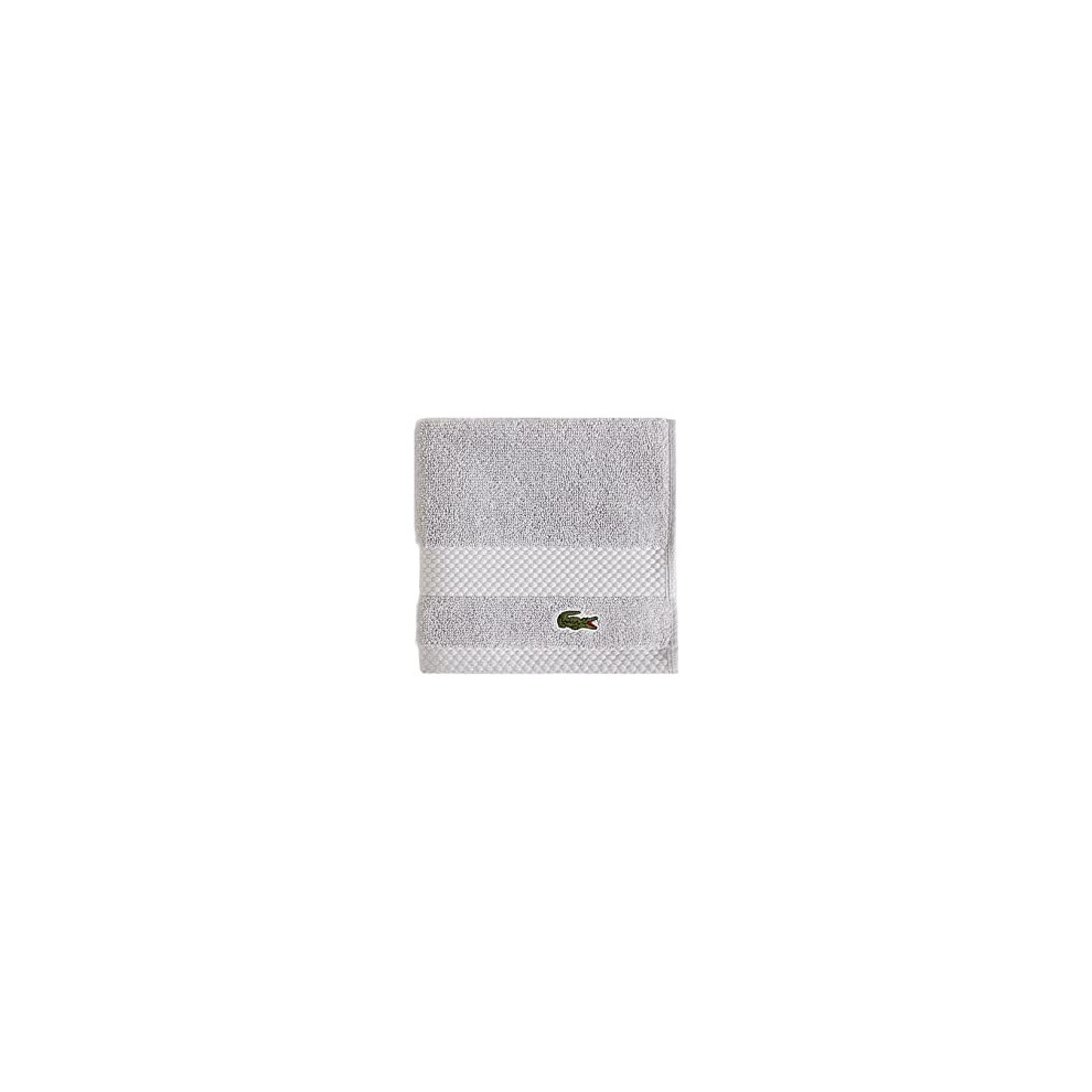 Gant de toilette Lacoste Heritage en coton Supima Microchip 13"" x 13""
