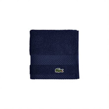 Lacoste Heritage Supima -puuvillainen pesuliina, laivastonsininen, 33 x 33 cm