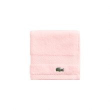 Lacoste Heritage Supima -puuvillainen pesuliina, vaaleanpunainen, 33 x 33 cm