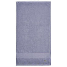 Lacoste Heritage Supima -puuvillainen k sipyyhe, vaalean denim, 40 x 76 cm