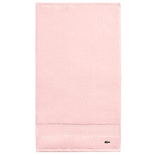 Lacoste Heritage Supima -puuvillainen k sipyyhe, vaaleanpunainen, 40 x 76 cm
