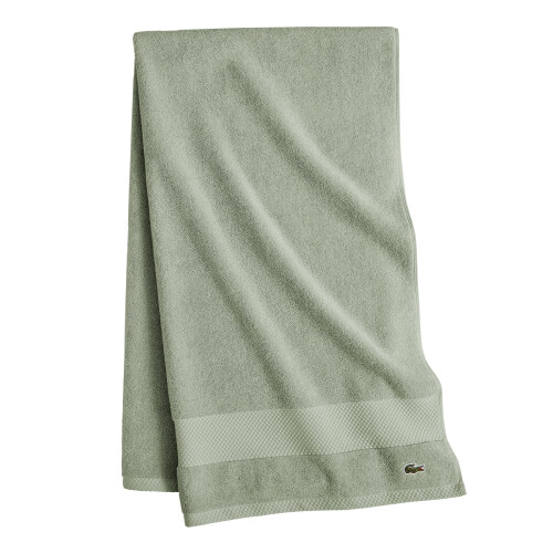Lacoste Lacoste Heritage Supima Cotton Bath Sheet Aloe 35 """" X 70 """"