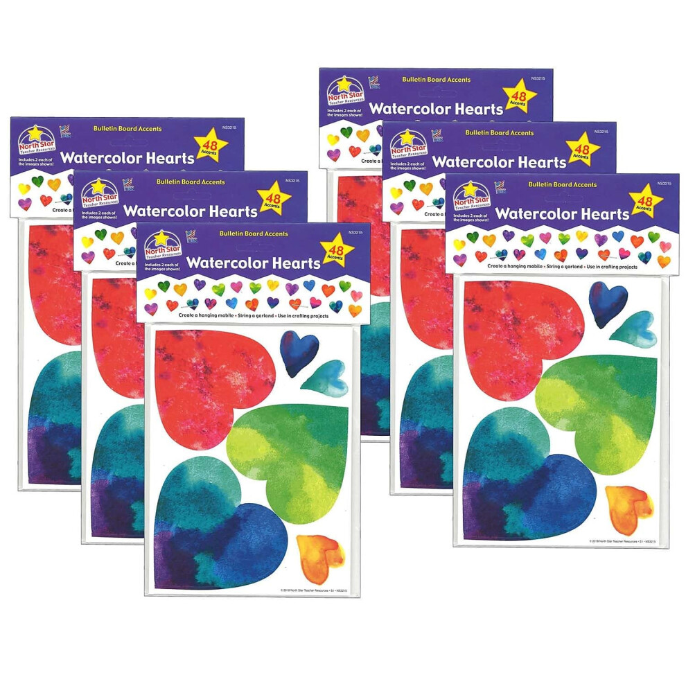 Ressources p   dagogiques North Star   : c   urs aquarelles, 48 par paquet, 6 paquets (NST3215-6)