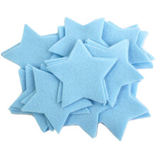 Playfully Ever After 5 Zoll 12 St   ck steife Filzsterne (Hellblau)