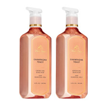 Lot de 2 savons nettoyants pour les mains Bath & Body Works Champagne Toast, 227 g (Champagne Toast)