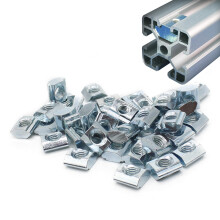 BLCCLOY 80pcs 20 Series Extruziune M5 T Slide Nut Sliding Sliding n piuli?a pentru 2020 Suporturi de conector din aluminiu extrudat cu 2020 SERE