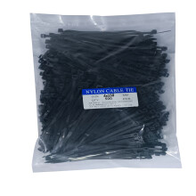Kabelbinders 500 stuks 6 inch kabelbinders Premium kunststof draadbinders met een treksterkte van 40 LBS UV-bestendige kabelbinders Zelfsluitende zwa