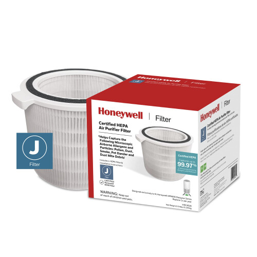 Honeywell Φίλτρο HEPA Air Purifier Honeywell για Αλλεργιογόνα, Καπνό, Σκόνη, Δακτυλικά Περιστατικά