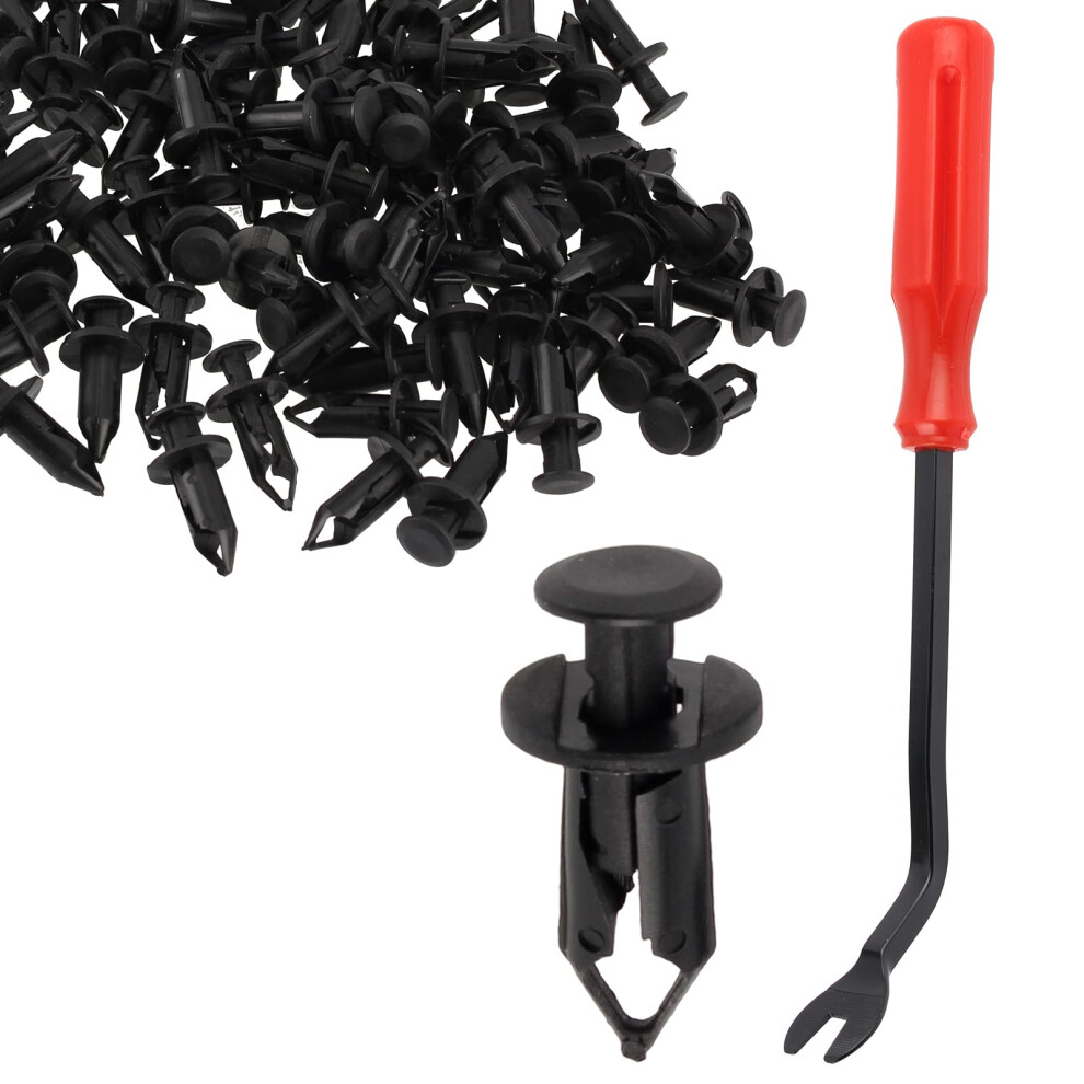 Carbbia 120 Pcs Utv Nylon Fender Clips/Body Rivets Compatible With Polaris Ranger Rzr Kawasaki Teryx Honda 90653-Hc4-900 Pioneer Suzuki Sportsman Atvs 710359838703