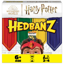 Hedbanz Harry Potter Wizarding World 2022 Edition with New Cards Family Board Game Gift Toy Merchandise Books Movies Card Game House Headbands for A