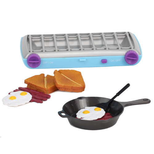 Fogão de Camping Brincadeira da Sophia & Conjunto de Cozinha ao Ar Livre para Bonecas de 18 polegadas com Luzes e Sons 1