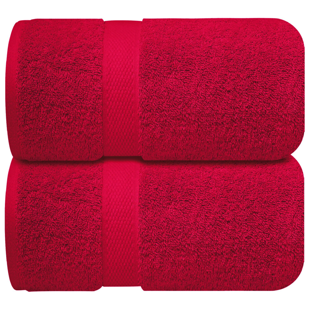 Serviettes de bain Infinitee Xclusives Premium pour adultes - Lot de 2 serviettes de bain extra larges 35 x 70 - 100 % coton doux, absorbantes, s
