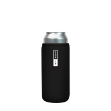 Sok It Can Sok hoes voor bier en frisdrank ge?oleerde neopreen hoes (zwarte hoes van 25 oz blik)