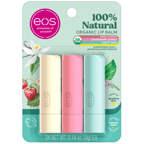 100 % Natürlicher Bio-Lippenbalsam, Sortimentspackung