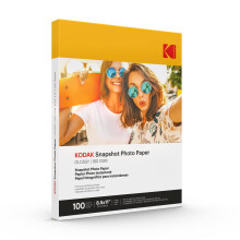 KODAK Fotopapier Glanz 8.5 X 11 SNAPSHOT 100 stuks, 48lb-180 g/m²-8.5MIL (41302)