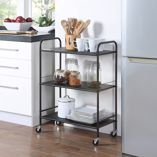 SunnyPoint Metal Rolling Organizer Utility Craft (duzy BLK) 1