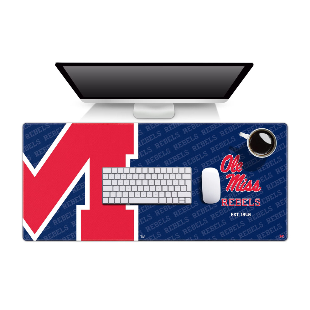 Youthefan Ncaa Mississippi Rebels Logo Series Desk Pad 810081900447