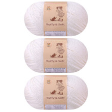 3-balen nadchan prze ze smesi vlny od Yonkey Monkey. Pleten hckovn DIY Art Crafts (Mlcne bl 001)