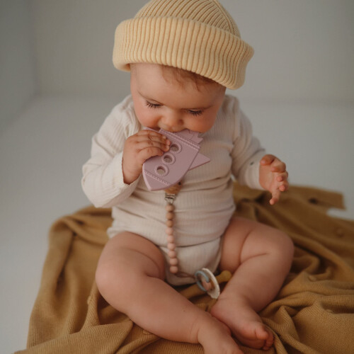 mushie Silicone Baby Teether Toy | Rocket (Cloud) 2