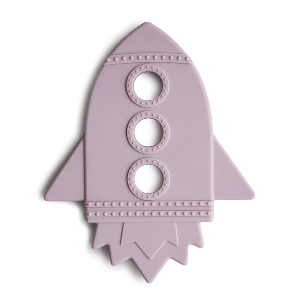 Jouet de dentition en silicone Mushie | Fus   e (lilas doux)