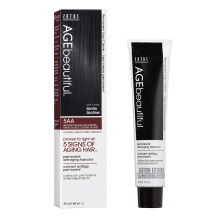 AGE beautiful Permanente Haarfarbe Liqui Creme | 100 % Grauabdeckung | Anti-Aging-Haarfarbe | Biotin fr dickeres, volleres Haar | Professionelle Sal