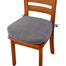 Grosses Hippo-Stuhlkissen mit Bandern fur Esszimmerstuhle, Memory-Schaum, Kuchen-Esszimmerstuhlpolster, rutschfestes Esszimmer-Sitzkissen mit masc