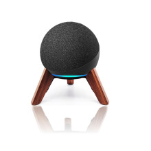 Echtholzstnder fr Echo Dots (4. Generation) (5. Generation), Stativzubehr, schtzt den Smart-Lautsprecher und sorgt fr besseren Klang, sichere, s