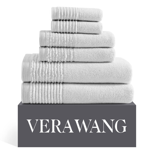 Vera Wang Vera Wang - Σετ Πετσέτες Μπάνιου 100% Βαμβάκι, Υψηλής Απορροφητικότητας