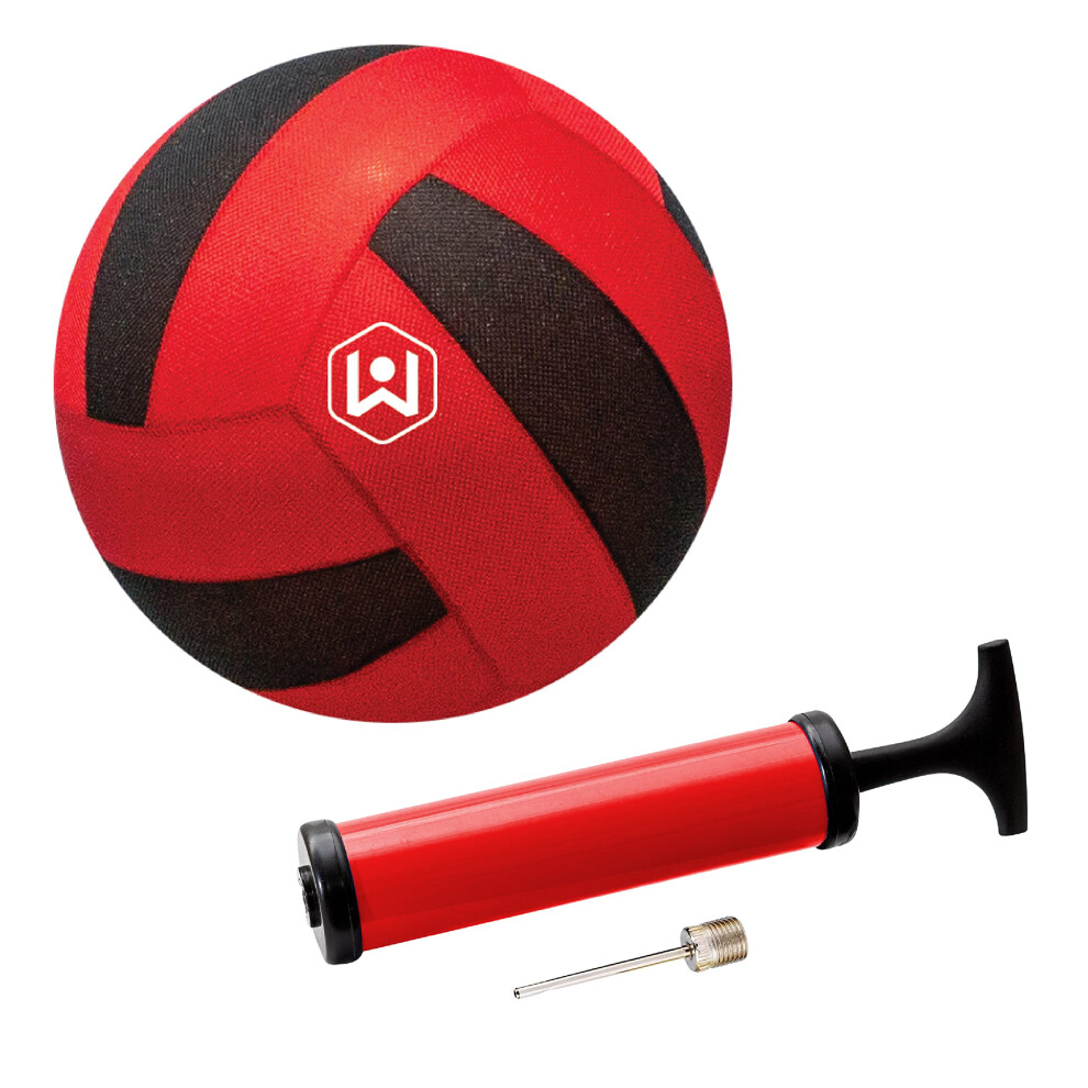 Wicked Big Sports Amazon Exclusive Updated Volleyball-Supersized Soccer Ball Outdoor Sport Tailgate Backyard Beach Game Fun for All  Red-image-OPC-PFMWNVX-NEW