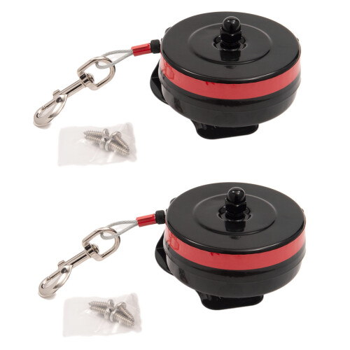 Lixit Bracket Mount ?i Stake Retractable Lesa Tiee pentru cini (pachet de paranteza de 2 mari)