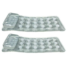 Intex 18-lommer madras Soltanner Pool Lounger m/nakkestøtte (2 Pack) | 58894ep