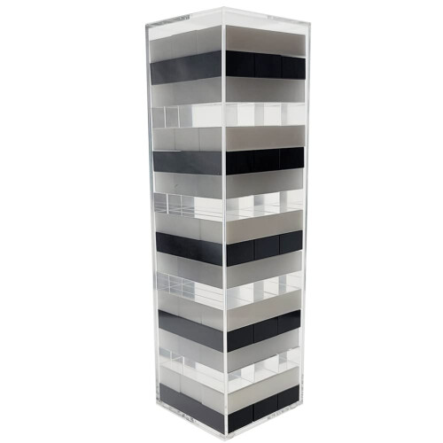 OnDisplay 3D Luxe Ακρυλικό Παιχνίδι Πύργος (Διαφανές/Αδιαφανές/Μαύρο/Λευκό) 2
